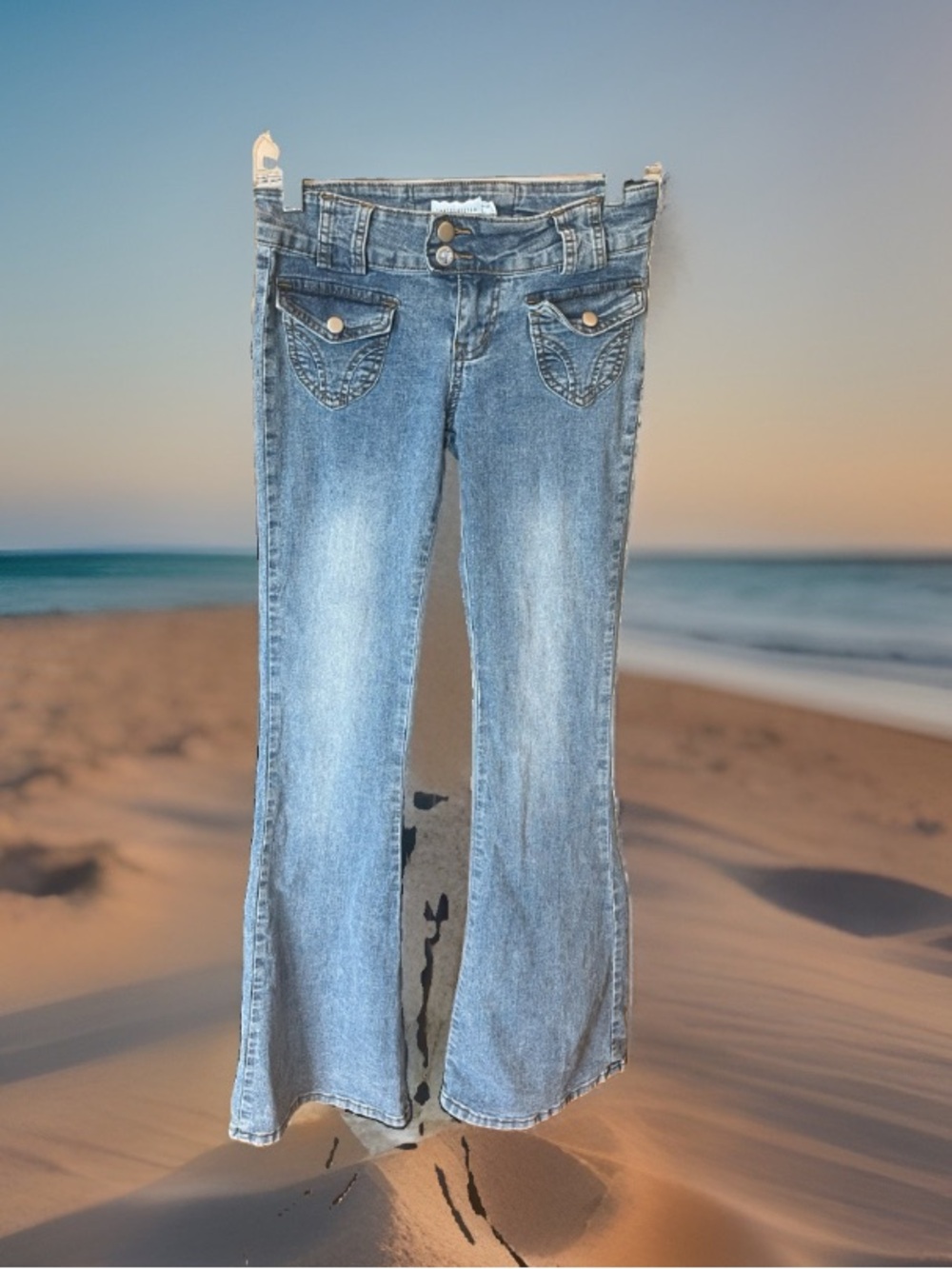 Thats So Fetch Low Rise Boot Cut Flare Jeans